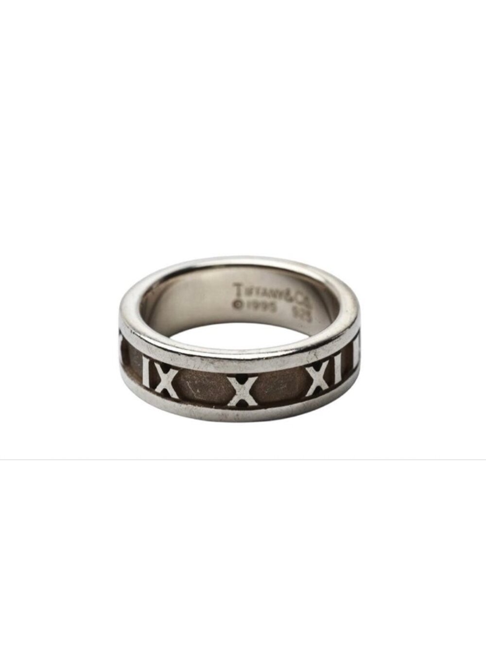 Tiffany & Co Atlas Ring 925 Silver 12